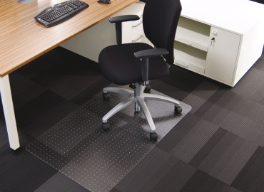 Darstellung des Produktes Rollsafe® für kurzflorige Teppiche und harte Böden